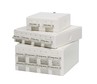 08 FIBRE WALL MOUNT PATCH BOX LOADED WITH 04 SC DUPLEX MULTIMODE ADAPTORS